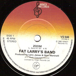 Fat Larry's Band Zoom USED VINYL 7INCH 45 RPM SINGLE