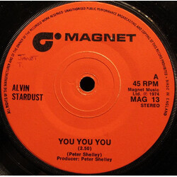 Alvin Stardust You You You USED VINYL 7"