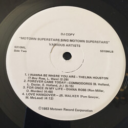 Various Motown Superstars Sing Motown Superstars Vinyl LP USED