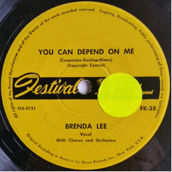 Brenda Lee You Can Depend On Me USED VINYL 7INCH 45 RPM SINGLE