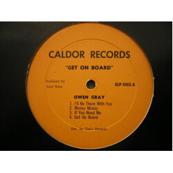 Owen Gray Get On Board Vinyl LP USED