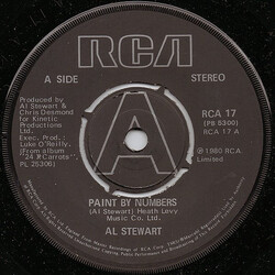 Al Stewart Paint By Numbers Vinyl USED