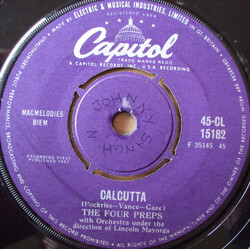 The Four Preps Calcutta / Gone Are The Days Vinyl 7" USED