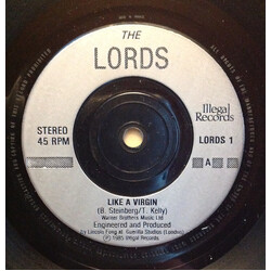 Lords Of The New Church Like A Virgin Vinyl USED