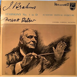 Johannes Brahms Symphonie Nr. 2; Akademische Festouvertüre Vinyl LP USED