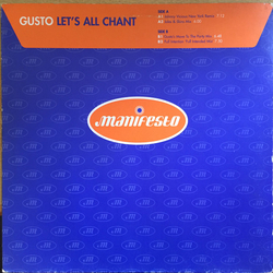 Gusto Let's All Chant Vinyl 12" USED