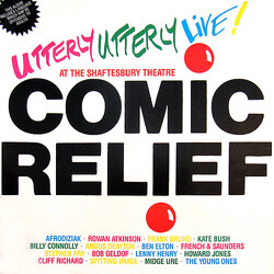 Various Comic Relief Presents Utterly Utterly Live Vinyl LP USED