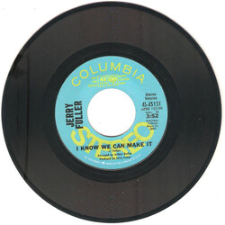 Jerry Fuller I Know We Can Make It USED VINYL 7INCH 45 RPM SINGLE PROMO STEREO MONO