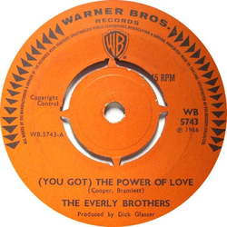 Everly Brothers (You Got) The Power Of Love Vinyl 7" USED