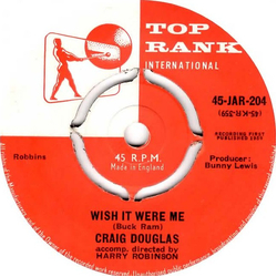 Craig Douglas (2) Wish It Were Me Vinyl 7" USED