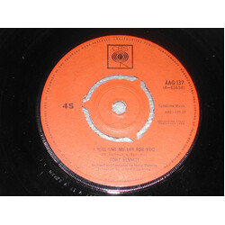 Tony Bennett I Will Live My Life For You / I Wanna Be Around USED VINYL 7INCH