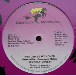 Beverly Crosby You Can Be My Lover USED VINYL 12INCH 33 S RPM