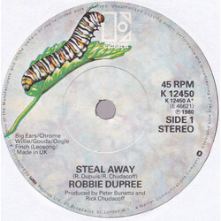 Robbie Dupree Steal Away USED VINYL 7INCH 45 RPM SINGLE STEREO