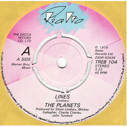 The Planets (2) Lines VINYL 7" USED