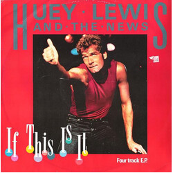 Huey Lewis & The News If This Is It VINYL 12" USED