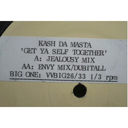 Kash Da Masta Get Ya Self Together USED VINYL 12INCH 33 S RPM WHITE LABEL