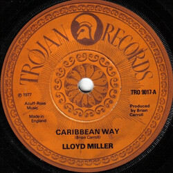 Lloyd Miller (2) Caribbean Way USED VINYL 7INCH SINGLE 45 RPM