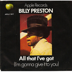 Billy Preston All That I've Got (I'm Gonna Give It To You) USED VINYL 7INCH 45 RPM SINGLE STEREO