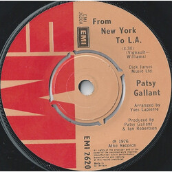 Patsy Gallant From New York To L.A. USED VINYL 7INCH 45 RPM SINGLE