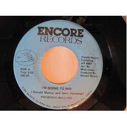Frederick Bullard I'm Going To Win USED VINYL 7INCH 45 RPM