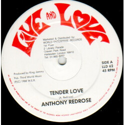 Anthony Red Rose / Tinga Stewart Tender Love / Aware Of Love USED VINYL 12INCH SINGLE