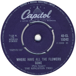 Kingston Trio Where Have All The Flowers Gone Vinyl 7" USED
