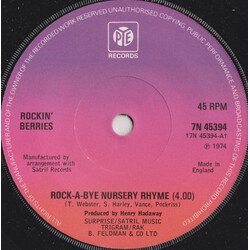 The Rockin' Berries Rock-A-Bye Nursery Rhyme Vinyl 7" USED