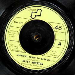 Cissy Houston Midnight Train To Georgia USED VINYL 7INCH 45 RPM SINGLE