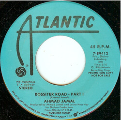 Ahmad Jamal Rossiter Road (Part I) USED VINYL 7INCH 45 RPM PROMO STEREO