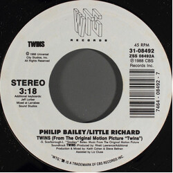 Philip Bailey / Little Richard Twins USED VINYL 7INCH 45 RPM SINGLE STYRENE STEREO