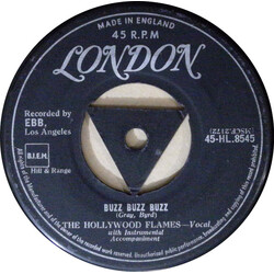 The Hollywood Flames Buzz-Buzz-Buzz / Crazy USED VINYL 7INCH 45 RPM