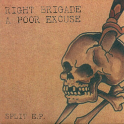 Right Brigade / A Poor Excuse Split E.P. USED VINYL 7INCH EP