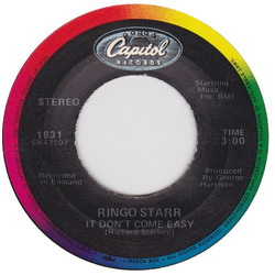 Ringo Starr It Don't Come Easy Vinyl 7" USED