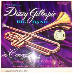 Dizzy Gillespie Big Band / Chano Pozo / James Moody / Ernie Henry The Original Dizzy Gillespie Big Band In Concert Vinyl LP USED