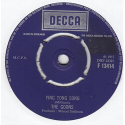 The Goons Ying Tong Song VINYL 7" USED