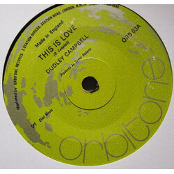 Dudley Campbell This Is Love USED VINYL 7INCH 45 RPM