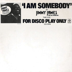 Jimmy James & The Vagabonds I Am Somebody USED VINYL 12INCH 33 S RPM PROMO