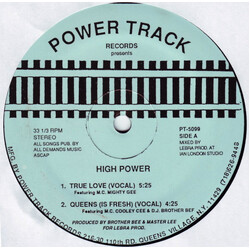High Power True Love / Queens (Is Fresh) USED VINYL 12INCH 33 S RPM
