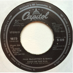 Wings (2) Band On The Run USED VINYL 7INCH 45 RPM SINGLE REISSUE