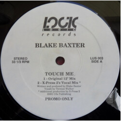 Blake Baxter Touch Me USED VINYL 12INCH 33 S RPM PROMO