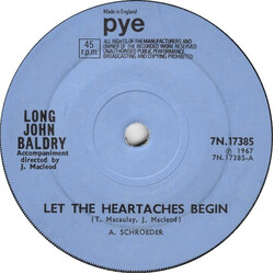 Long John Baldry Let The Heartaches Begin USED VINYL 7INCH 45 RPM SINGLE REPRESS
