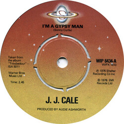 J.J. Cale I'm A Gypsy Man USED VINYL 7INCH 45 RPM SINGLE