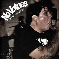 No Values United We Die USED VINYL 7INCH EP REPRESS