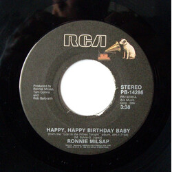 Ronnie Milsap Happy, Happy Birthday Baby USED VINYL 7INCH 45 RPM STEREO