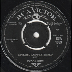 Duane Eddy Guitar'd And Feathered USED VINYL 7INCH 45 RPM SINGLE