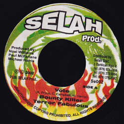 Bounty Killer / Terror Fabulous Vote USED VINYL 7INCH 45 RPM
