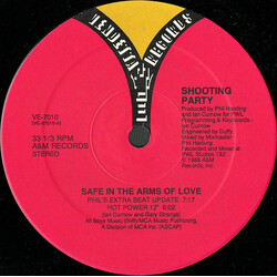 Shooting Party Safe In The Arms Of Love USED VINYL 12INCH 33 S RPM