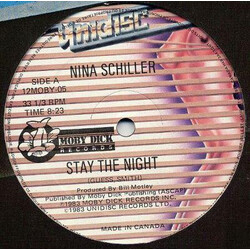 Nina Schiller Stay The Night / Without Your Love USED VINYL 12INCH 33 S RPM