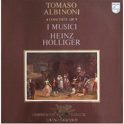 Tomaso Albinoni / I Musici / Heinz Holliger 4 Concerti Op. 9 Vinyl LP USED