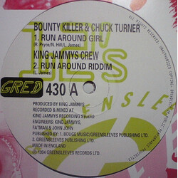 Bounty Killer / Chuck Turner / Red Dragon Run Around Girl / A You Cute Face Vinyl 12" USED